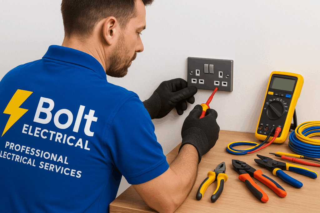 Bolt Electrical professional electrical services in Portsmouth - electrician Portsmouth Bolt Electrical