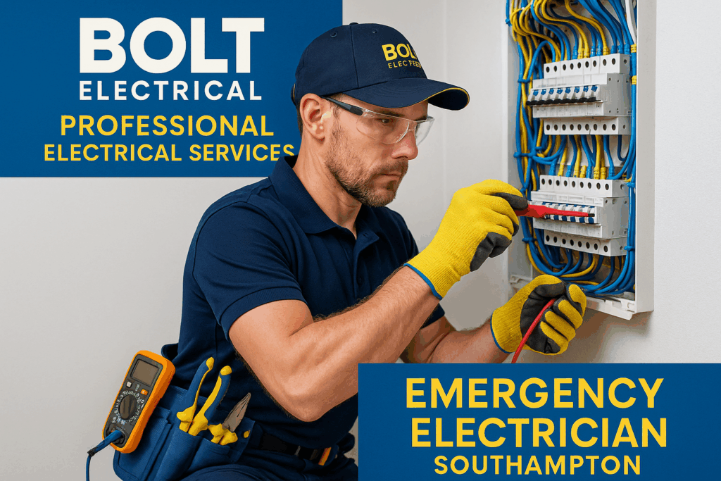 Bolt Electrical professional electrical services in Southampton - emergency electrician Southampton Bolt Electrical